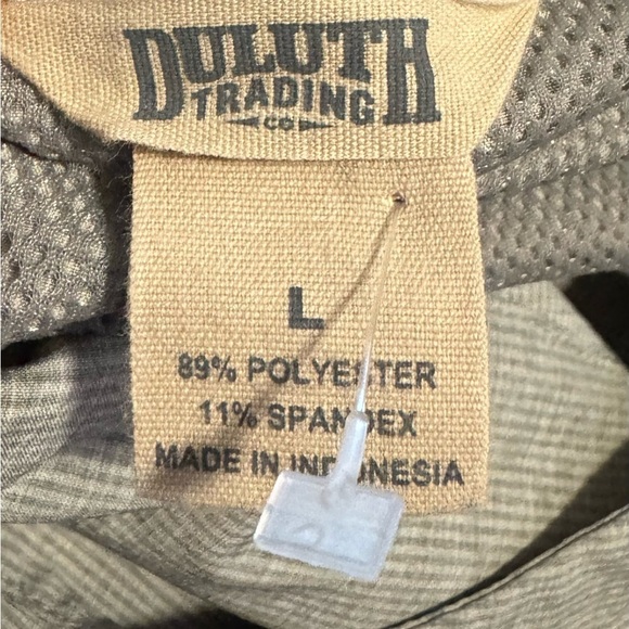 DULUTH TRADING Women's Jacket Lightweight Gray Size Large Zip Pockets Minimalist - Picture 8 of 9